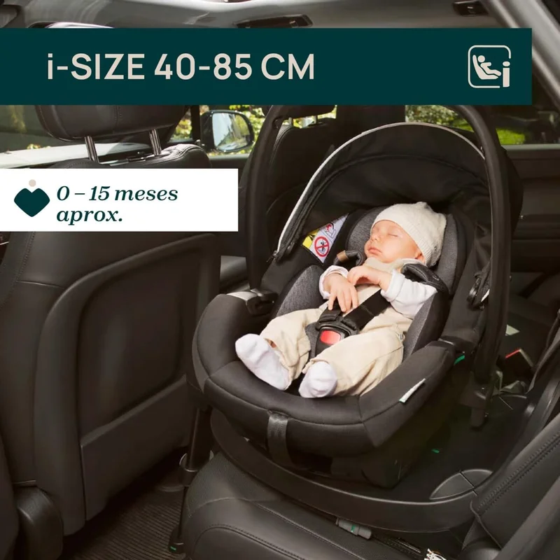 شيكو Chicco Kory Plus i-Size Car Seat (40-85 cm, max 13 kg), Black Satin